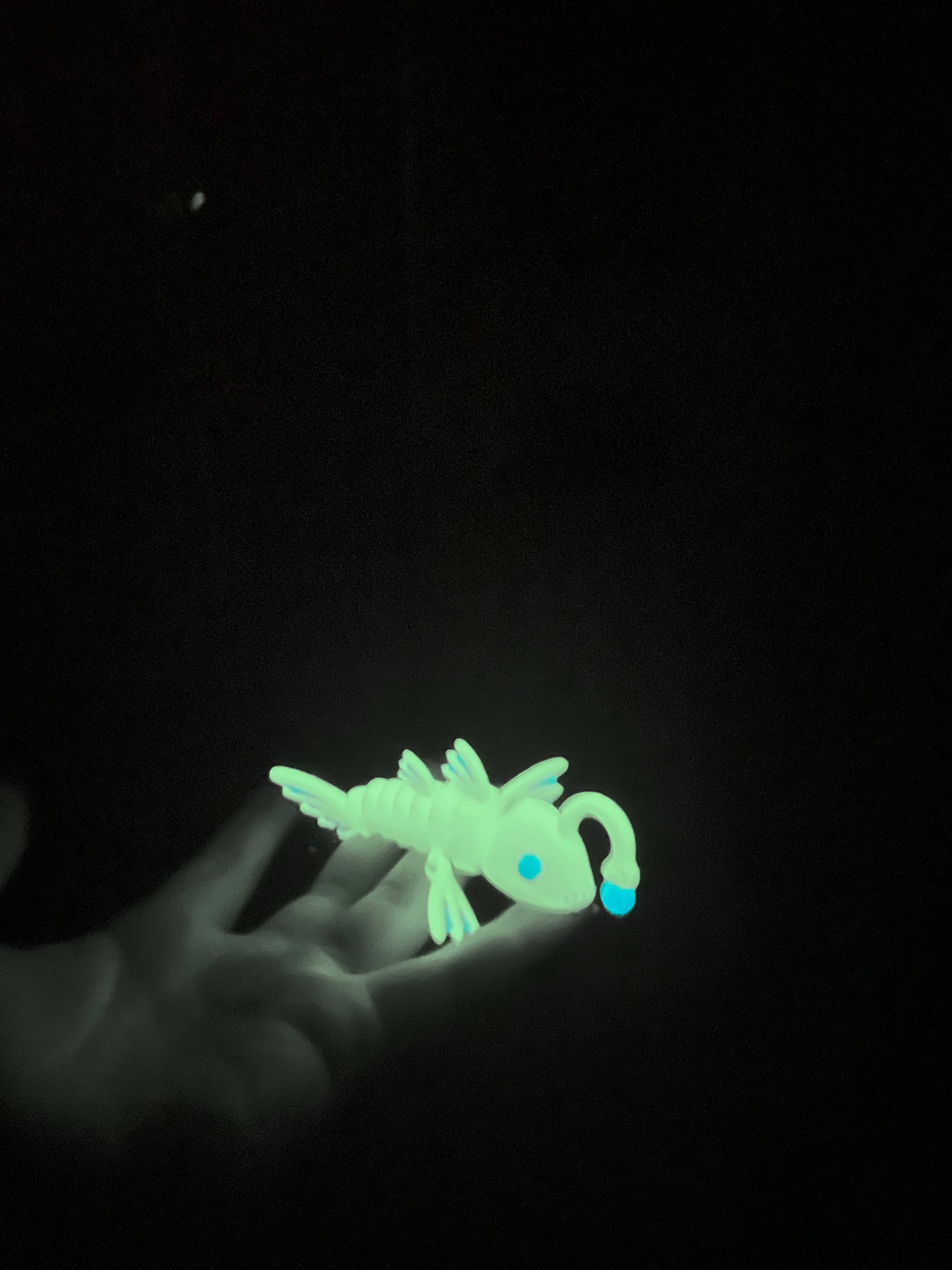 Selvlysende fisk- nøkkelring