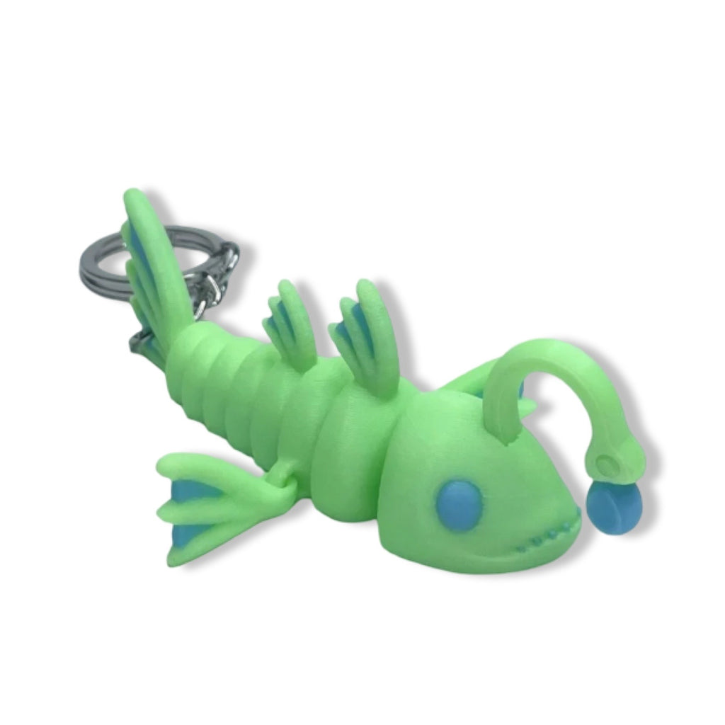 Selvlysende fisk- nøkkelring